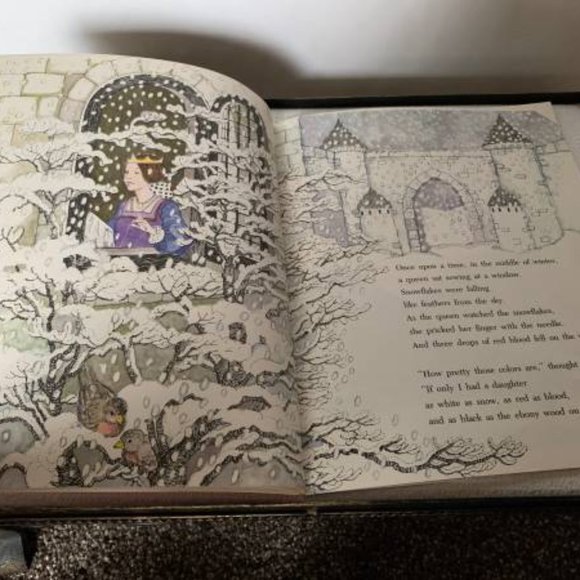 1980 Snow White And The Seven Dwarfs Freya Littledale Paperback Book - Picture 2 of 4